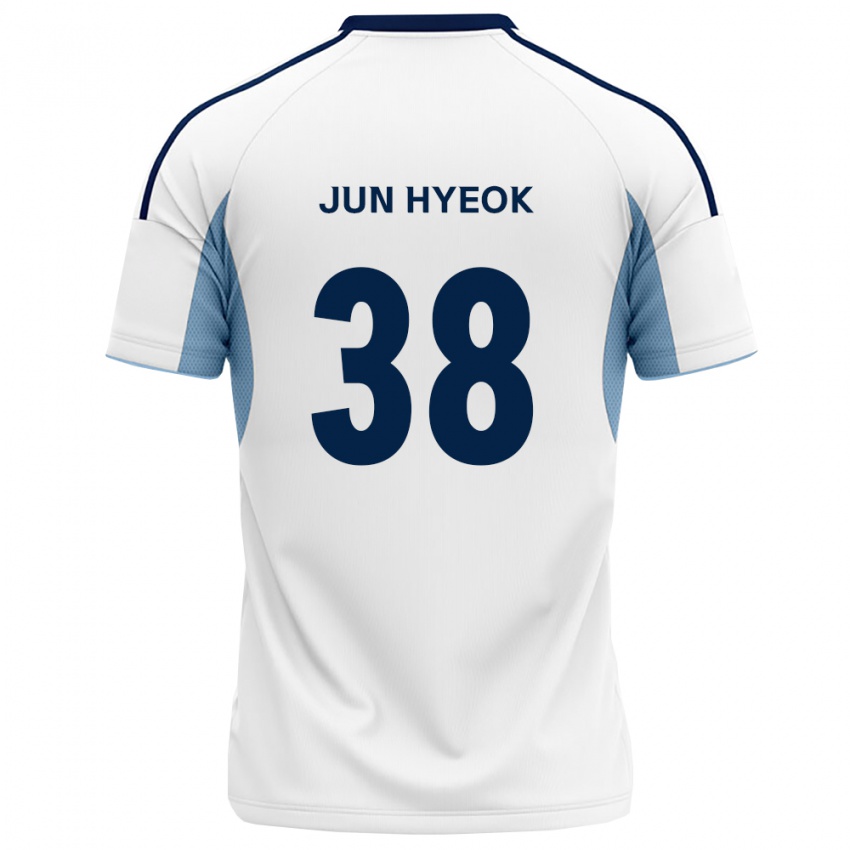 ילדים Jun-Hyeok Choi #38 כחול מלכותי לבן הרחק ג'רזי 2026/27 חולצה קצרה