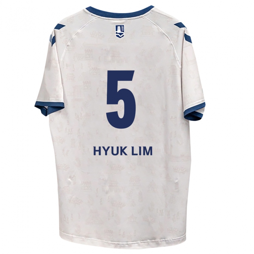 ילדים Hyuk Lim #5 כחול מלכותי לבן הרחק ג'רזי 2026/27 חולצה קצרה ילדים Hyuk Lim #5 כחול מלכותי לבן הרחק ג'רזי 2026/27 חולצה קצרה