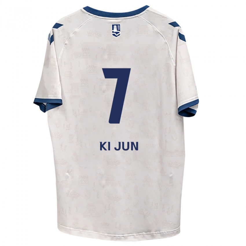 ילדים Ki-Jun Kim #7 כחול מלכותי לבן הרחק ג'רזי 2026/27 חולצה קצרה