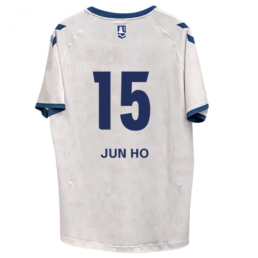 ילדים Jun-Ho Hong #15 כחול מלכותי לבן הרחק ג'רזי 2026/27 חולצה קצרה