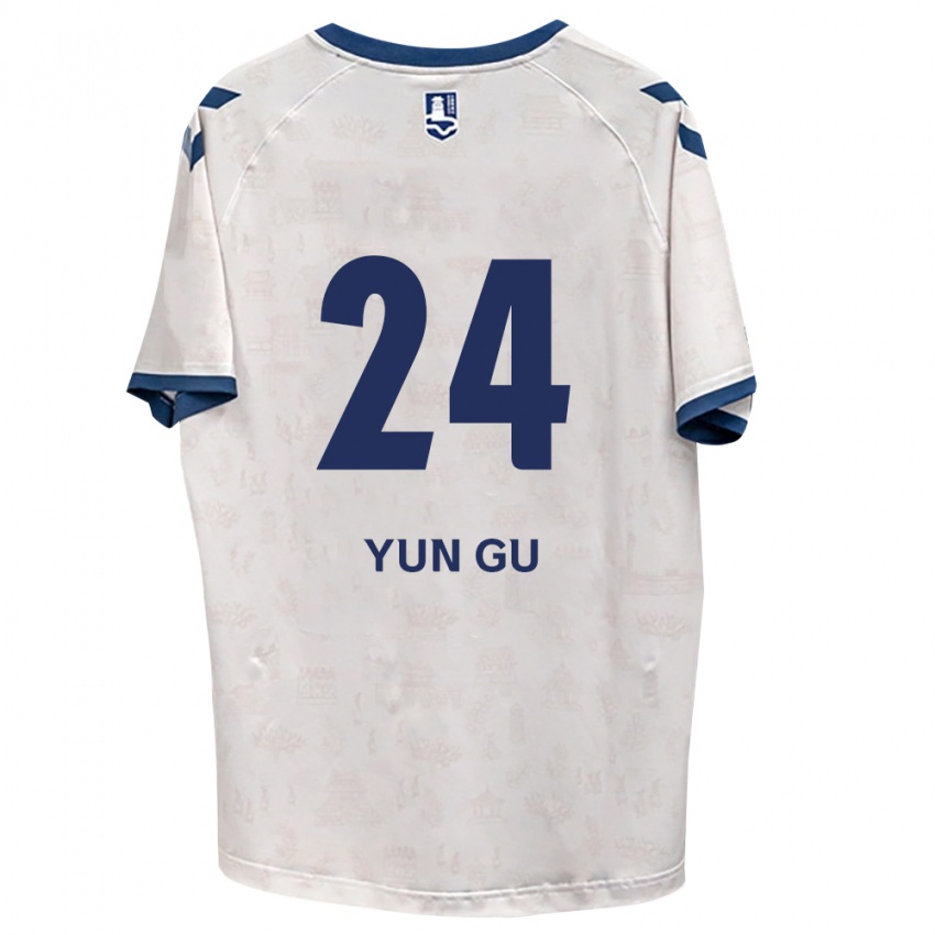 ילדים Yun-Gu Gang #24 כחול מלכותי לבן הרחק ג'רזי 2026/27 חולצה קצרה