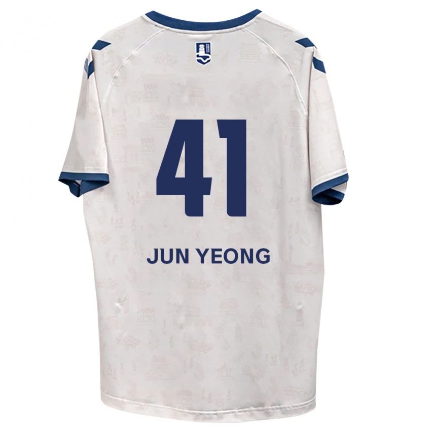 ילדים Jun-Yeong Choi #41 כחול מלכותי לבן הרחק ג'רזי 2026/27 חולצה קצרה