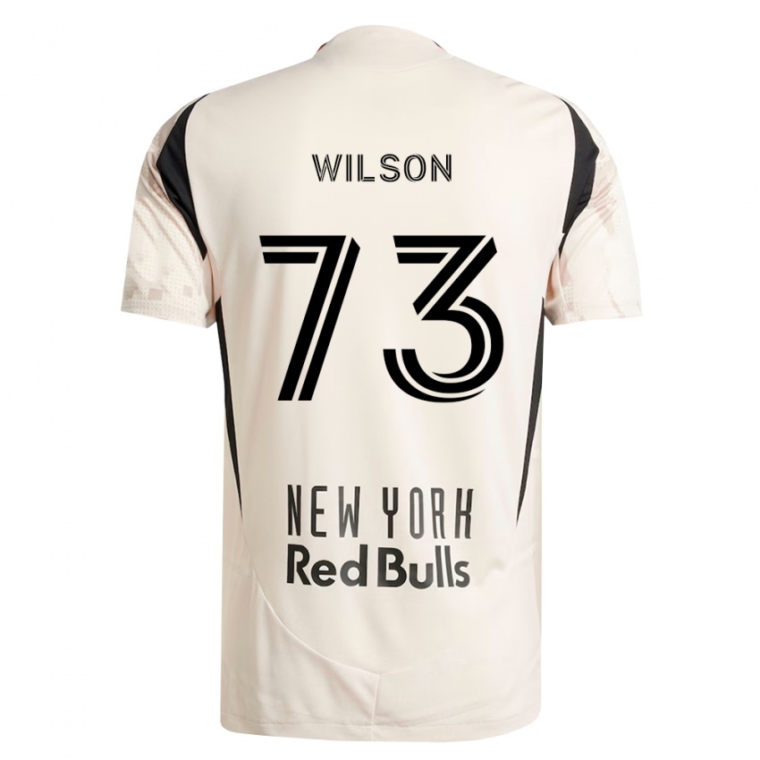 ילדים Akheem Wilson #73 לבן מחוץ לאדום שחור הרחק ג'רזי 2026/27 חולצה קצרה