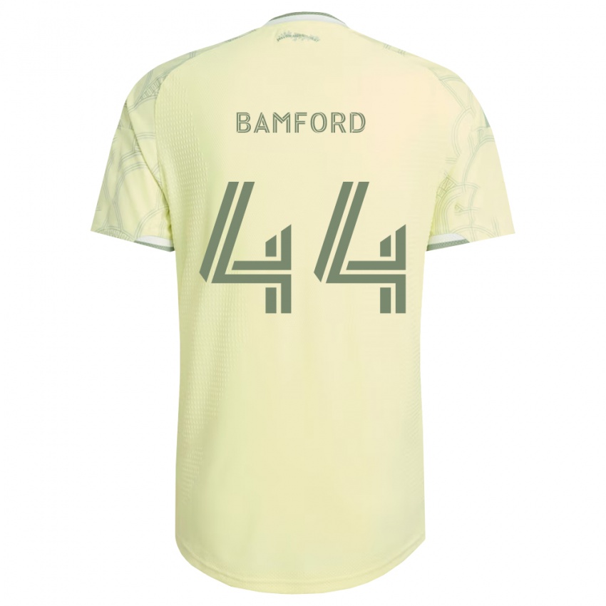 ילדים Alex Bamford #44 בז' לבן הרחק ג'רזי 2026/27 חולצה קצרה