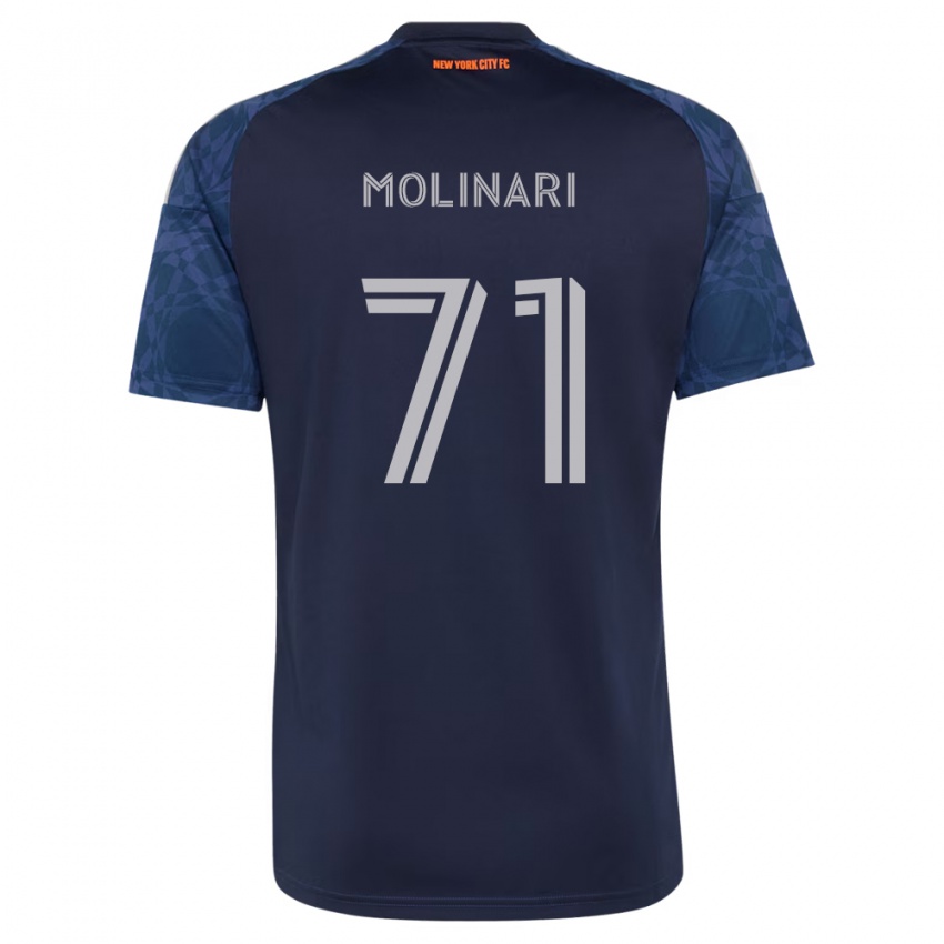 ילדים Peter Molinari #71 כחול עמוק לבן הרחק ג'רזי 2026/27 חולצה קצרה