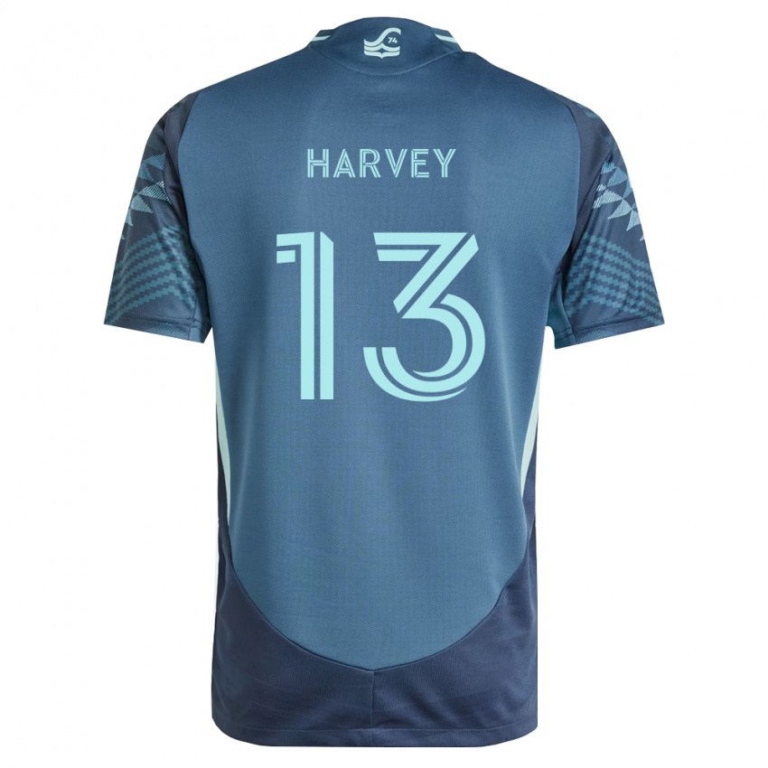 ילדים Samuel Harvey #13 כחול צי ירוק הרחק ג'רזי 2026/27 חולצה קצרה