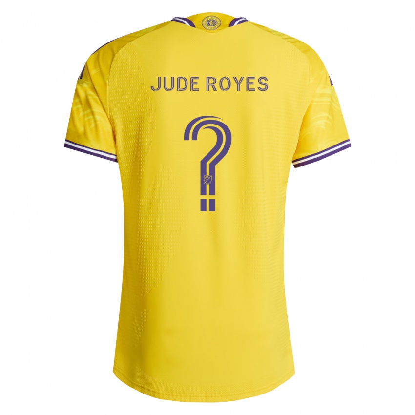 ילדים Jude Royes #0 סגול צהוב הרחק ג'רזי 2026/27 חולצה קצרה