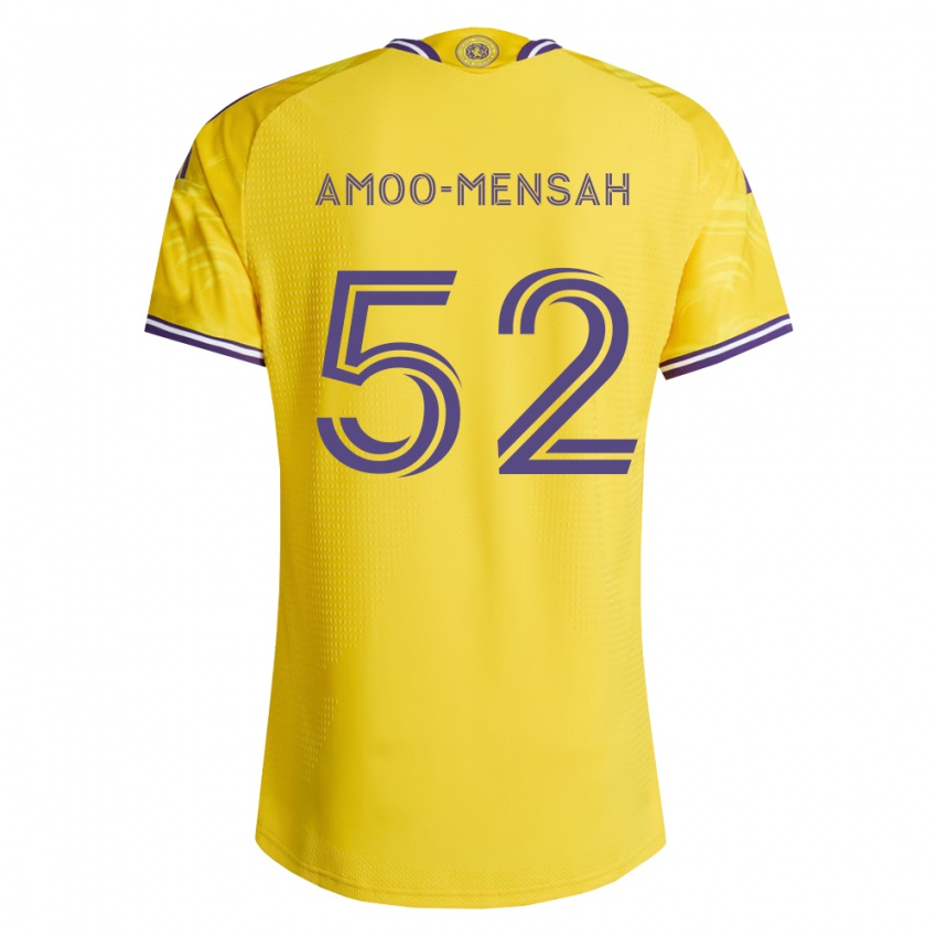 ילדים Parker Amoo-Mensah #52 סגול צהוב הרחק ג'רזי 2026/27 חולצה קצרה