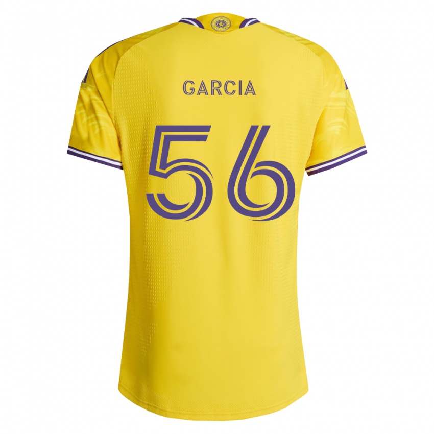 ילדים Jakob Garcia #56 סגול צהוב הרחק ג'רזי 2026/27 חולצה קצרה