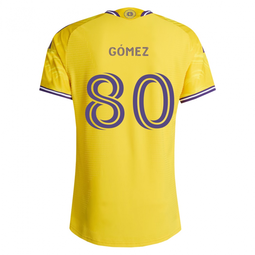 ילדים Ignacio Gómez #80 סגול צהוב הרחק ג'רזי 2026/27 חולצה קצרה