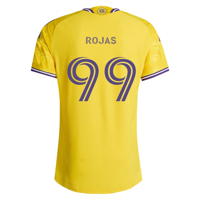 ילדים Juan Rojas #99 סגול צהוב הרחק ג'רזי 2026/27 חולצה קצרה
