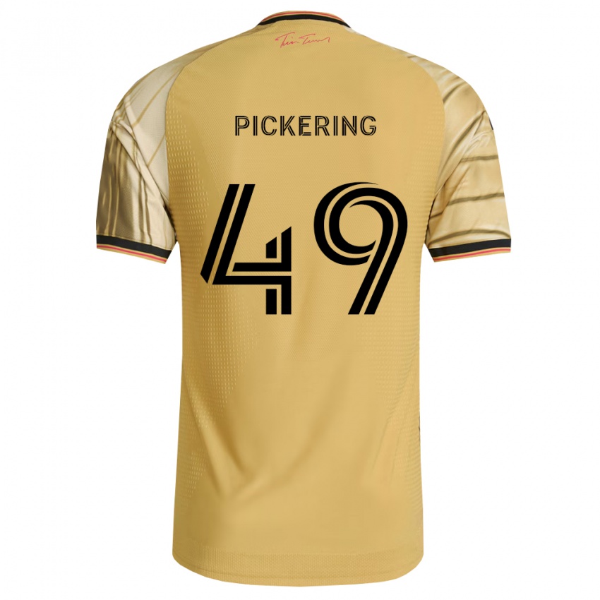ילדים Nighte Pickering #49 חום צהוב שחור הרחק ג'רזי 2026/27 חולצה קצרה