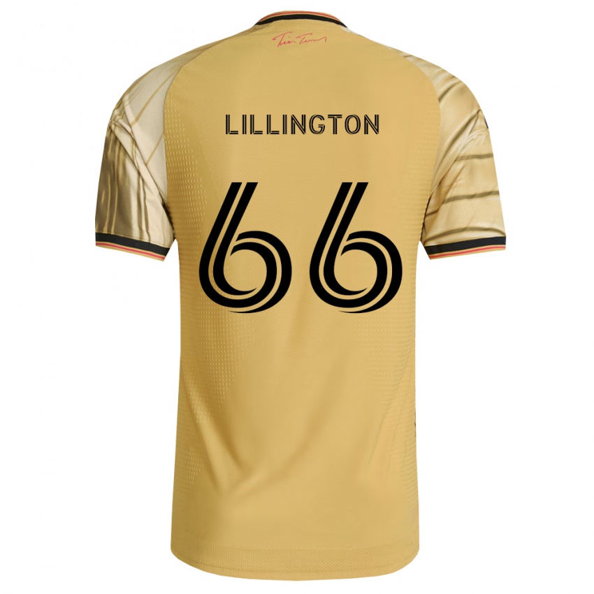 ילדים Zack Lillington #66 חום צהוב שחור הרחק ג'רזי 2026/27 חולצה קצרה