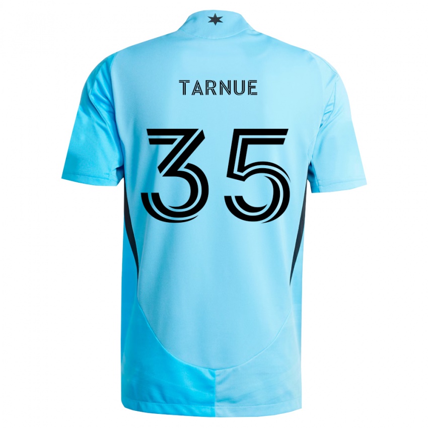 ילדים Philip Tarnue #35 כחול בהיר שחור הרחק ג'רזי 2026/27 חולצה קצרה