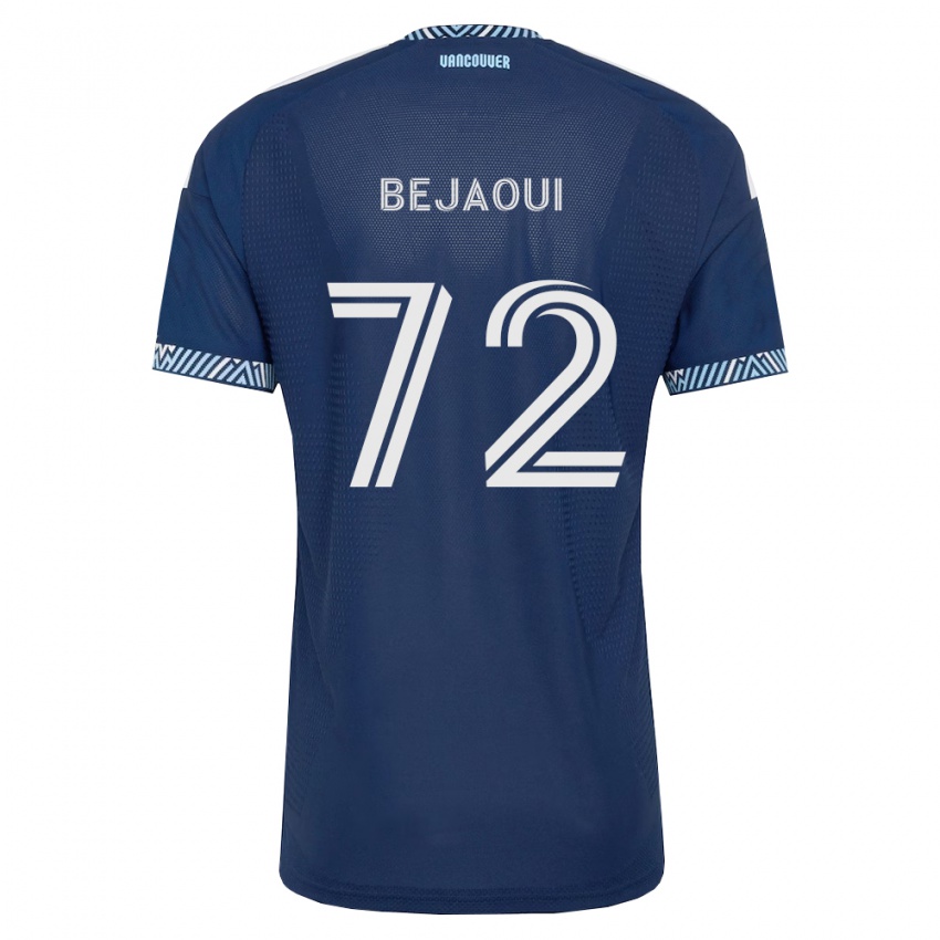 ילדים Aiden Bejaoui #72 כחול עמוק לבן הרחק ג'רזי 2026/27 חולצה קצרה