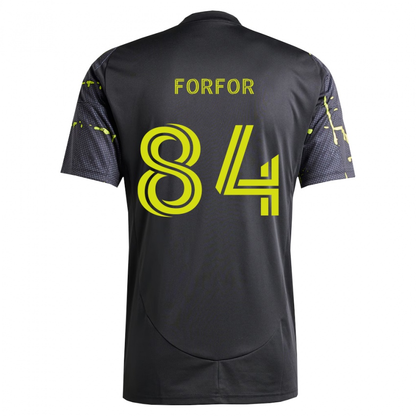 ילדים Prince Forfor #84 צהוב ניאון שחור הרחק ג'רזי 2026/27 חולצה קצרה
