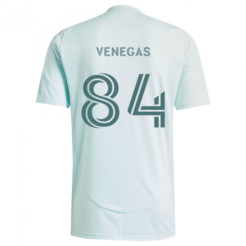 ילדים Pedro Venegas #84 לבן ירוק בהיר הרחק ג'רזי 2026/27 חולצה קצרה