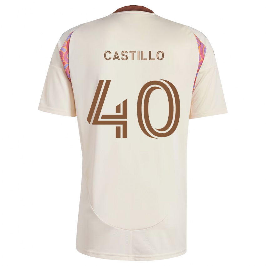 ילדים Kamil Castillo #40 ורוד מחוץ לארץ הרחק ג'רזי 2026/27 חולצה קצרה