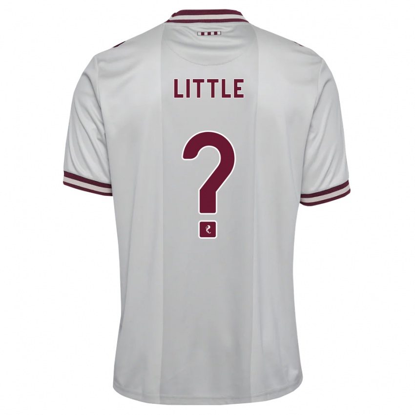 ילדים Conlan Little #0 לבן בורגונדי הרחק ג'רזי 2026/27 חולצה קצרה