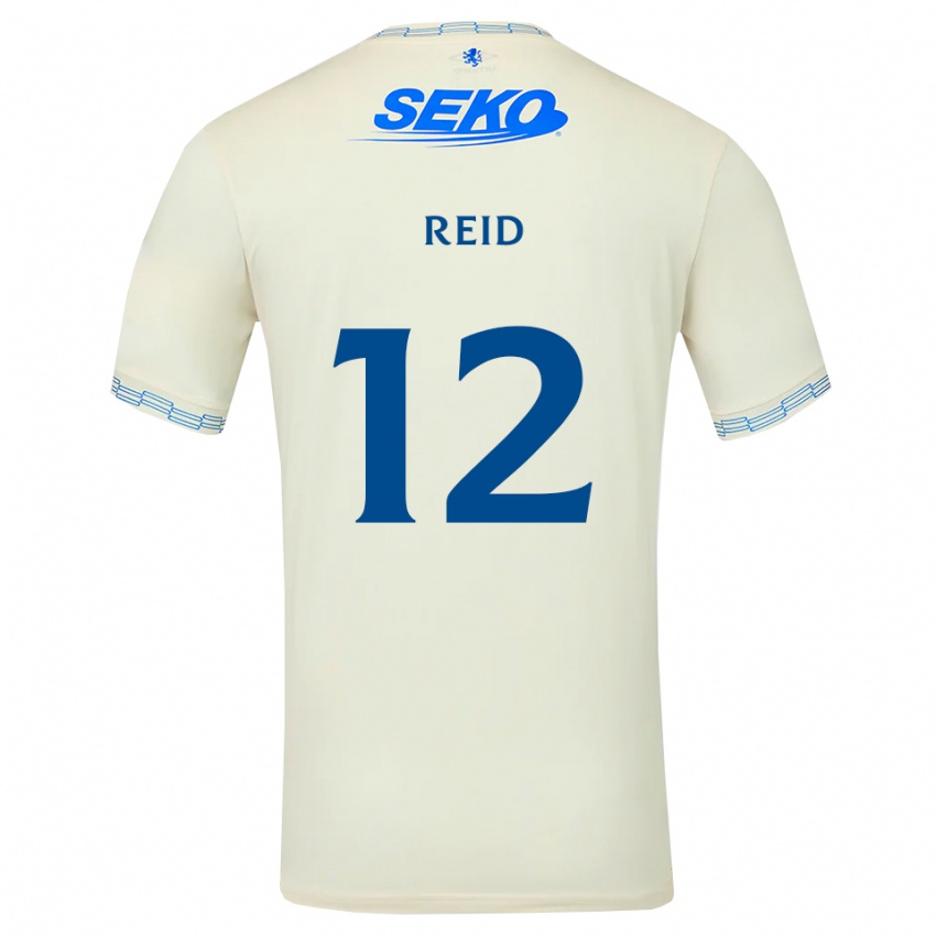 ילדים James Reid #12 כחול שמיים עמוק לבן הרחק ג'רזי 2026/27 חולצה קצרה