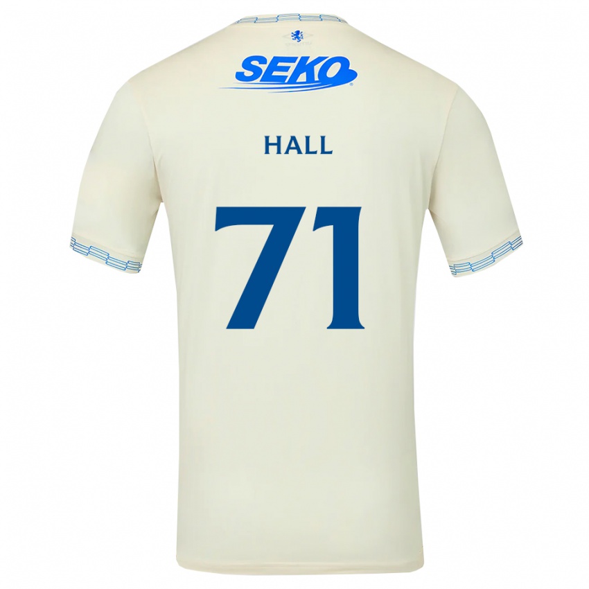 ילדים Ruaridh Hall #71 כחול שמיים עמוק לבן הרחק ג'רזי 2026/27 חולצה קצרה