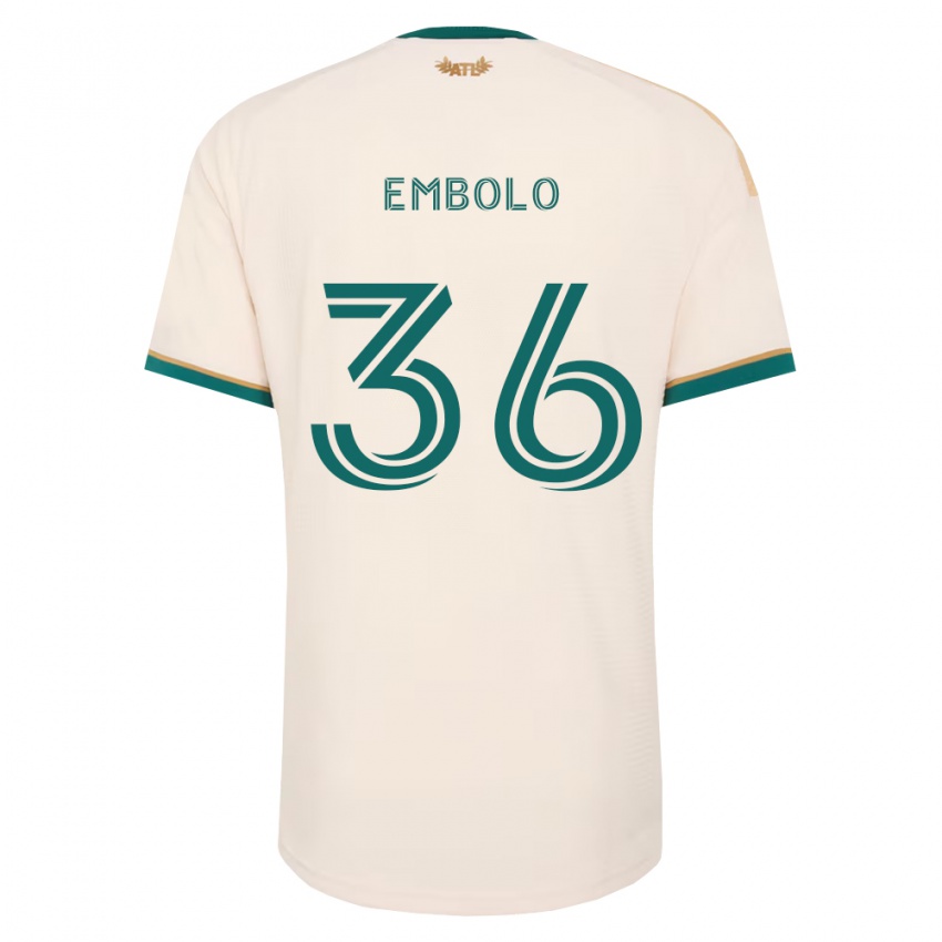 ילדים בריל אמבולו #36 ירוק שמפניה הרחק ג'רזי 2026/27 חולצה קצרה