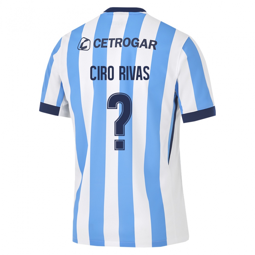 גברים Ciro Rivas #0 כחול בהיר לבן שחור ג'רזי ביתית 2026/27 חולצה קצרה