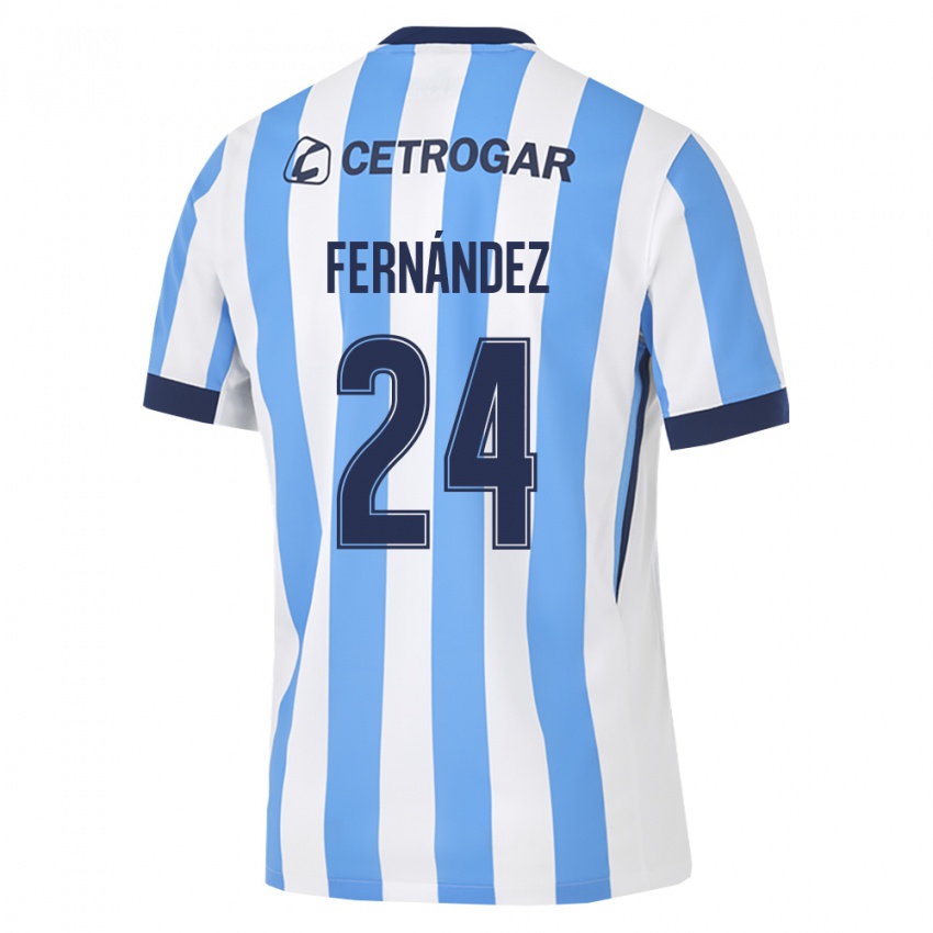 גברים Adrián Fernández #24 כחול בהיר לבן שחור ג'רזי ביתית 2026/27 חולצה קצרה