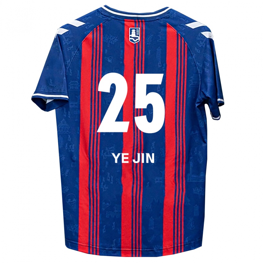 גברים Seo Ye-Jin #25 כחול אדום לבן ג'רזי ביתית 2026/27 חולצה קצרה