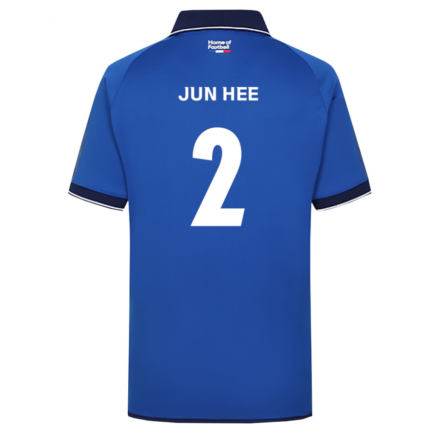 גברים Jun-Hee Park #2 כחול מלכותי לבן אדום ג'רזי ביתית 2026/27 חולצה קצרה
