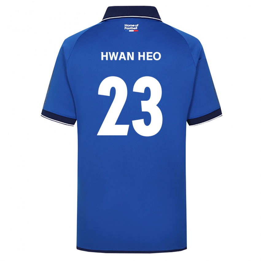 גברים Hwan Heo #23 כחול מלכותי לבן אדום ג'רזי ביתית 2026/27 חולצה קצרה