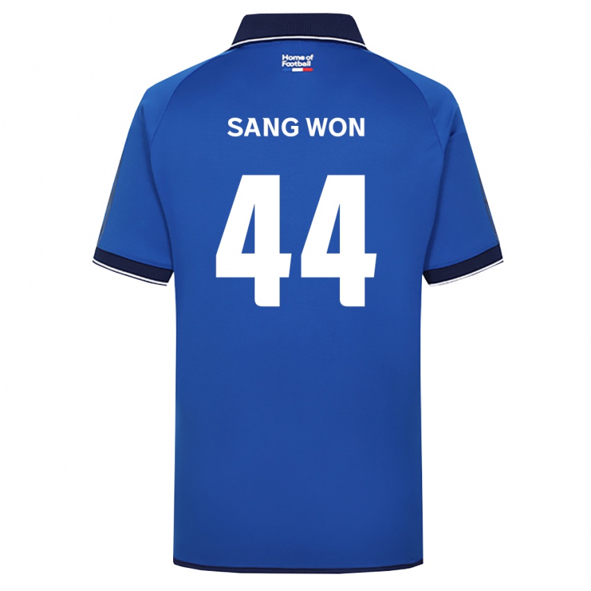 גברים Sang-Won Hong #44 כחול מלכותי לבן אדום ג'רזי ביתית 2026/27 חולצה קצרה