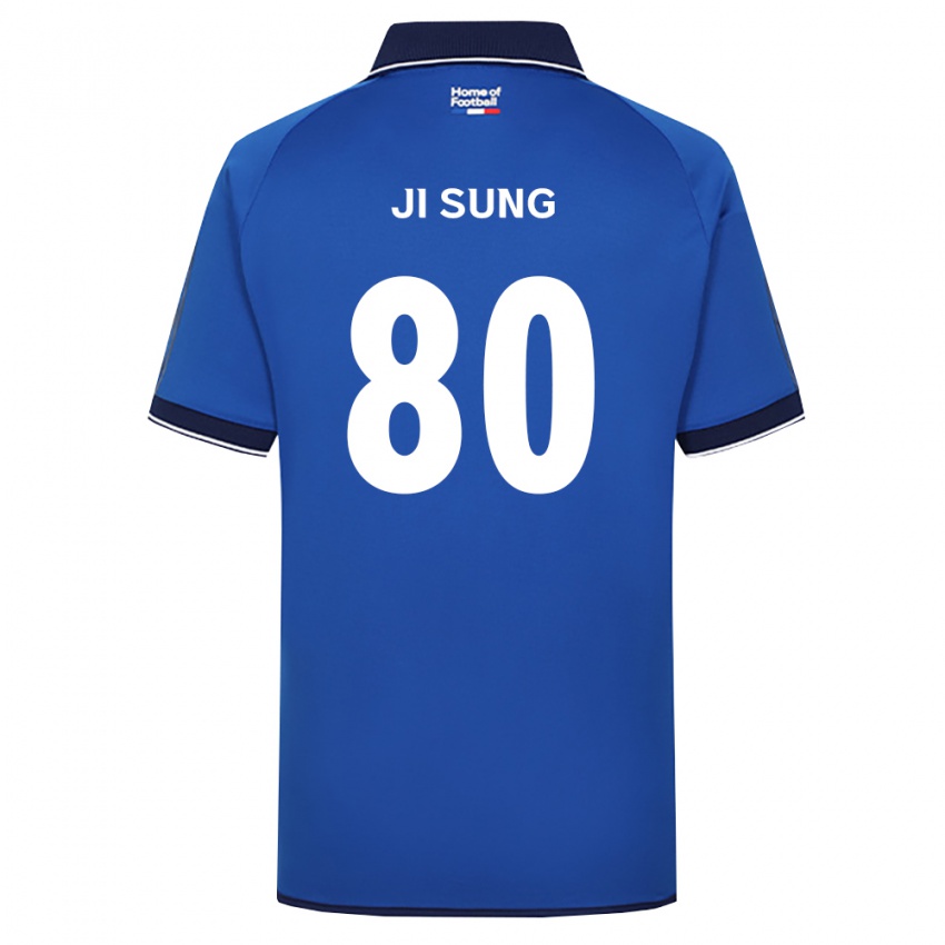 גברים Ji-Sung Kim #80 כחול מלכותי לבן אדום ג'רזי ביתית 2026/27 חולצה קצרה