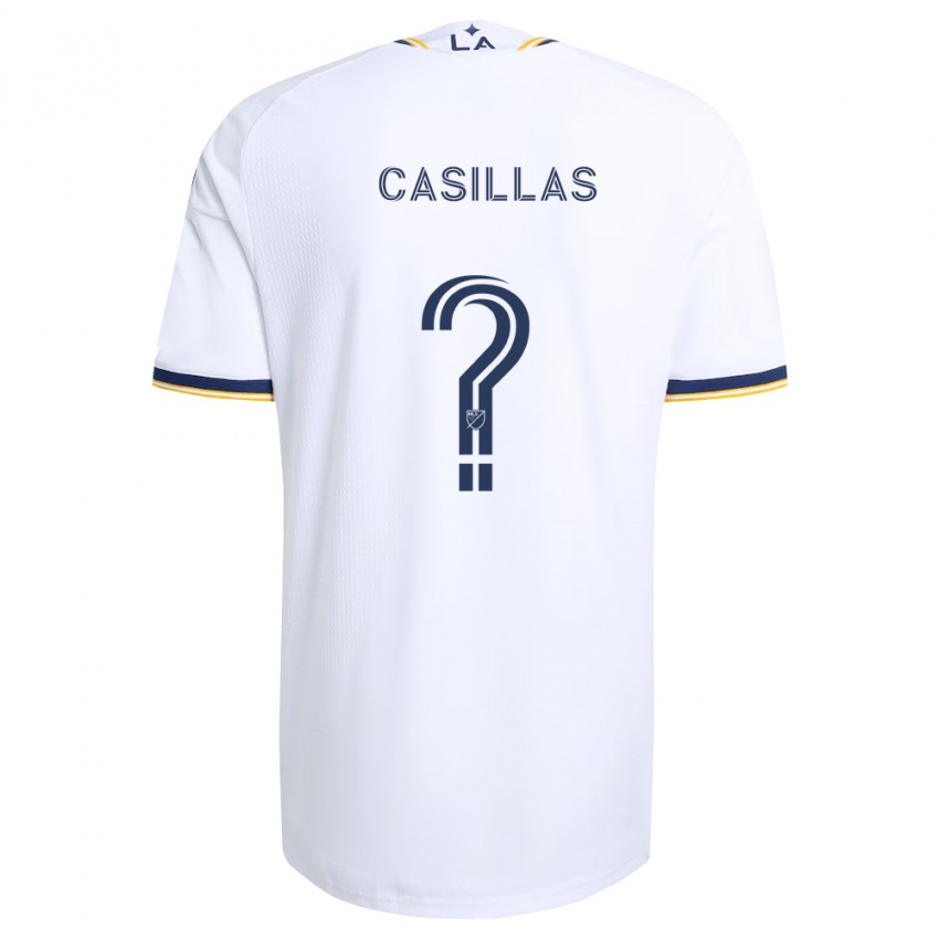 גברים Victor Casillas #0 כחול צהוב ולבן ג'רזי ביתית 2026/27 חולצה קצרה