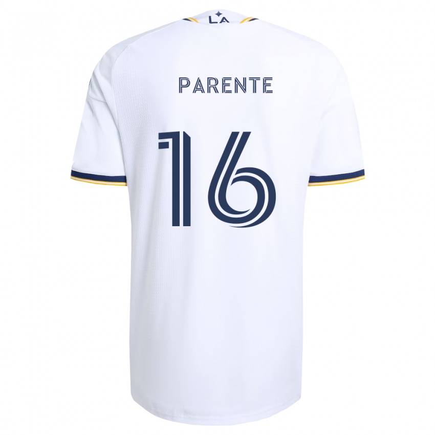 גברים Isaiah Parente #16 כחול צהוב ולבן ג'רזי ביתית 2026/27 חולצה קצרה