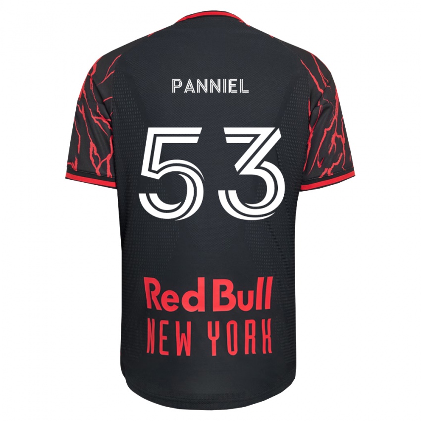 גברים Troi Panniel #53 אדום שחור לבן ג'רזי ביתית 2026/27 חולצה קצרה