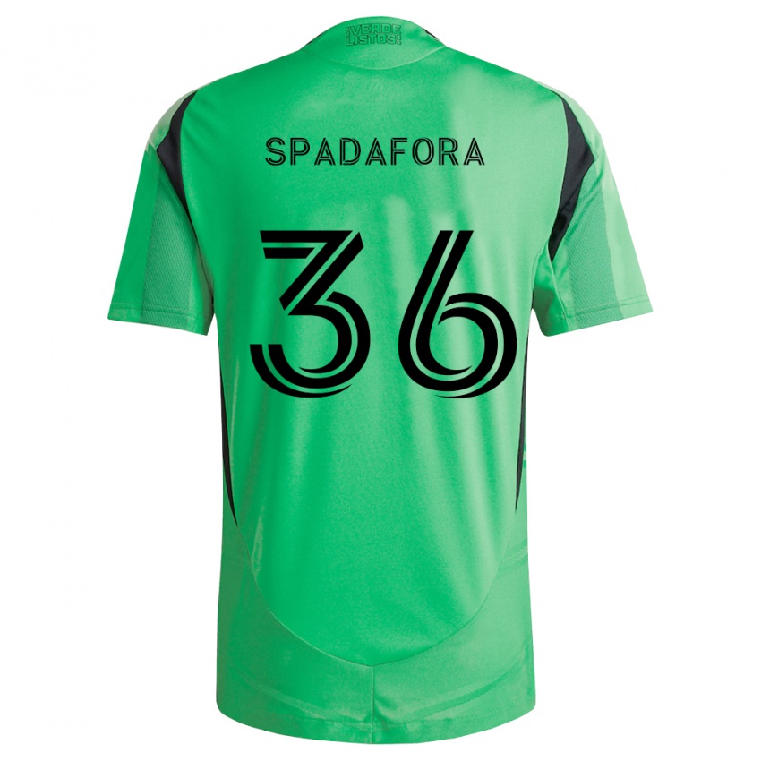 גברים Luke Spadafora #36 ירוק אזמרגד שחור ג'רזי ביתית 2026/27 חולצה קצרה