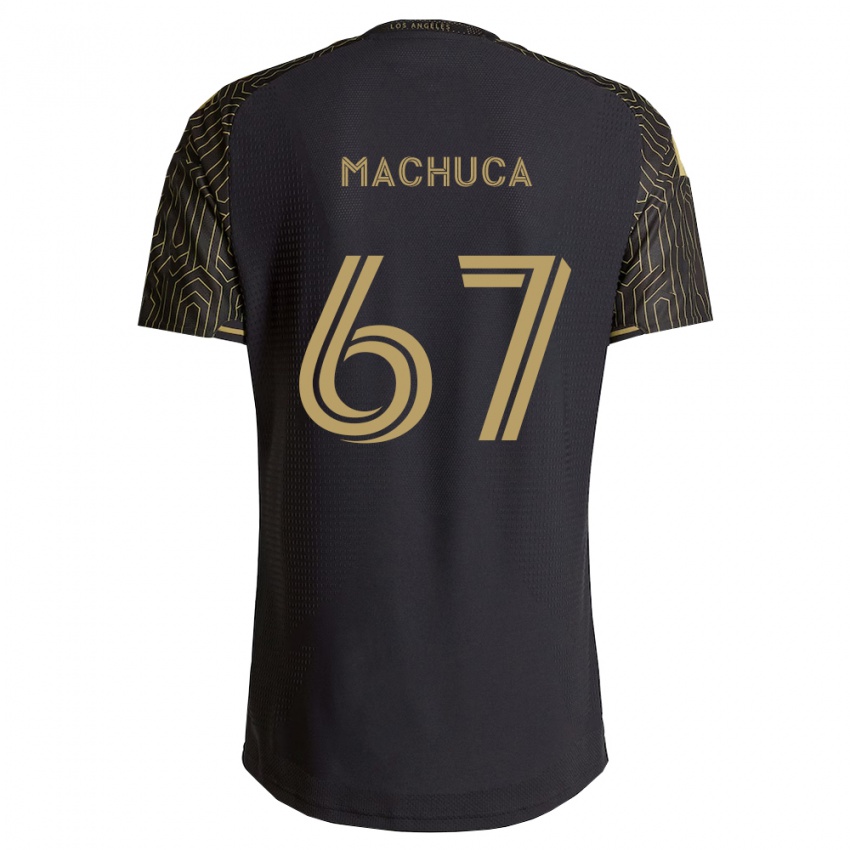 גברים Jacob Machuca #67 חום שחור ג'רזי ביתית 2026/27 חולצה קצרה