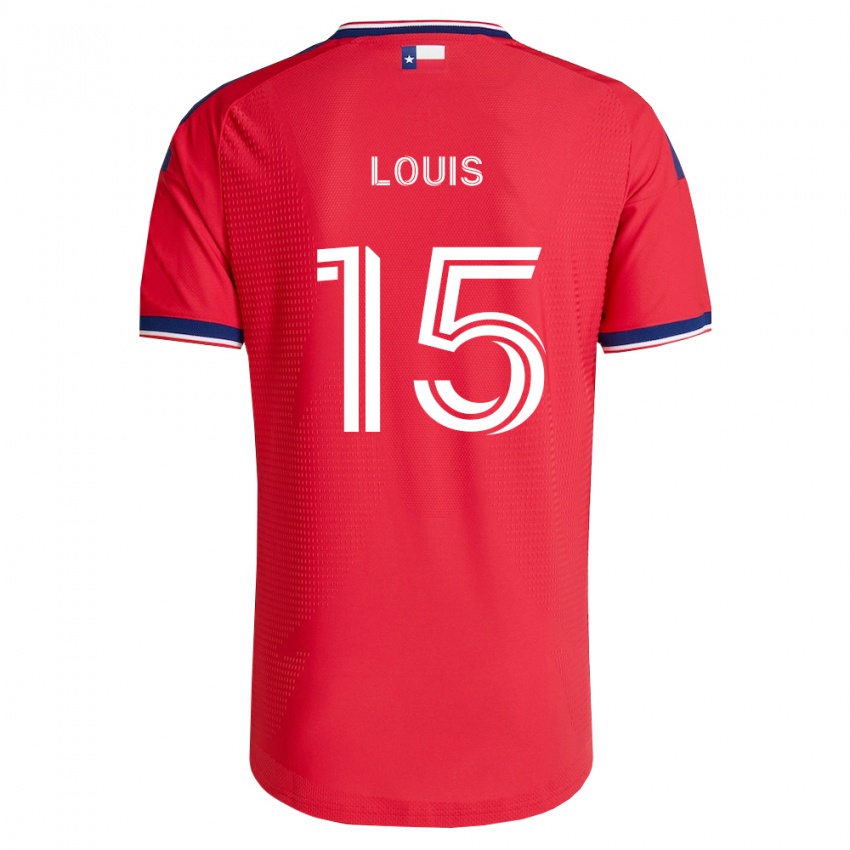 גברים Ricky Louis #15 אדום כחול לבן ג'רזי ביתית 2026/27 חולצה קצרה
