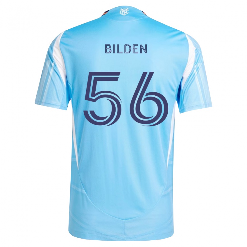גברים James Bilden #56 כחול שמיים לבן ג'רזי ביתית 2026/27 חולצה קצרה