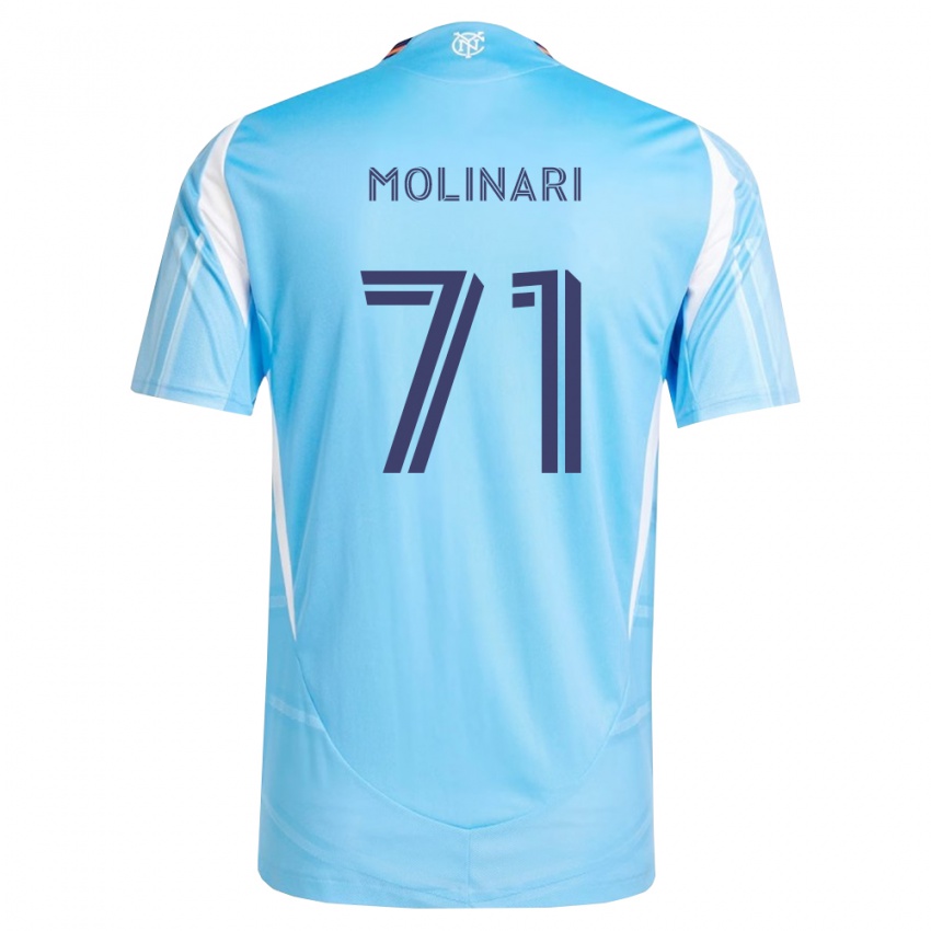 גברים Peter Molinari #71 כחול שמיים לבן ג'רזי ביתית 2026/27 חולצה קצרה