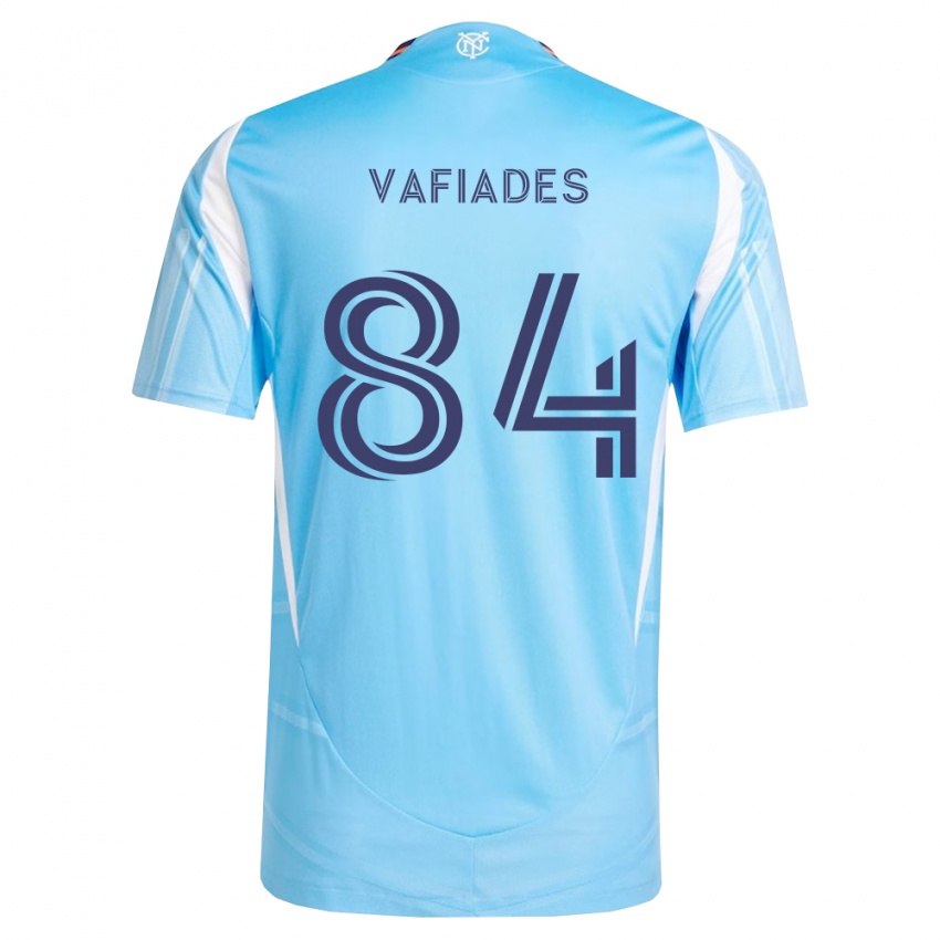 גברים Niccolo Vafiades #84 כחול שמיים לבן ג'רזי ביתית 2026/27 חולצה קצרה