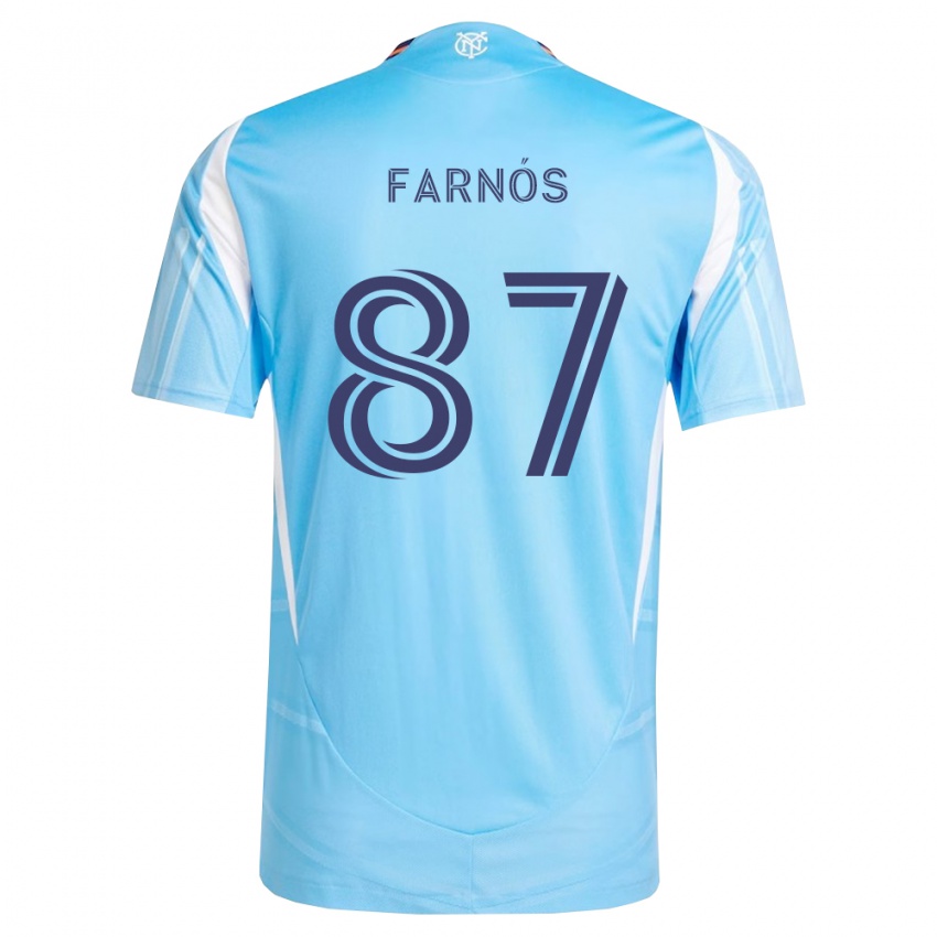 גברים ארנאו פרנוס #87 כחול שמיים לבן ג'רזי ביתית 2026/27 חולצה קצרה