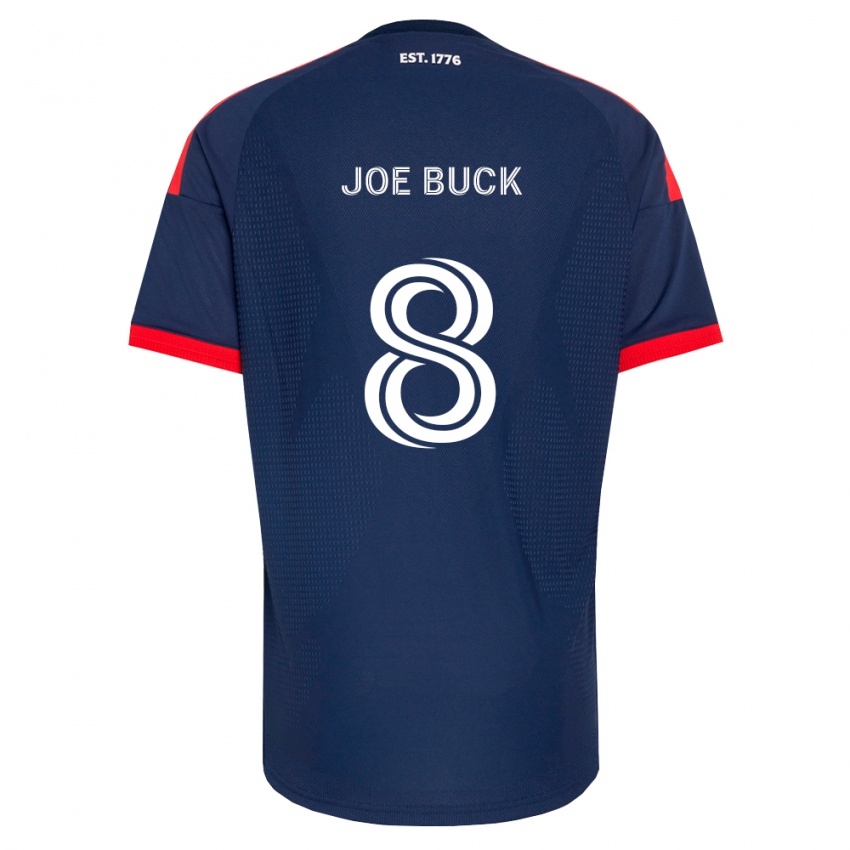 גברים Joe Buck #8 כחול מלכותי אדום לבן ג'רזי ביתית 2026/27 חולצה קצרה
