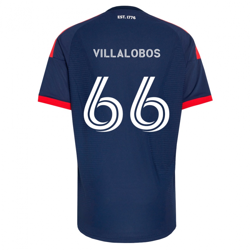 גברים Ivan Villalobos #66 כחול מלכותי אדום לבן ג'רזי ביתית 2026/27 חולצה קצרה