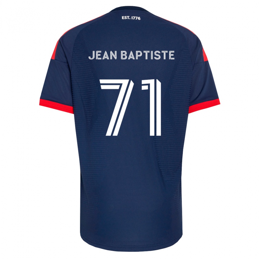 גברים Matthew Jean Baptiste #71 כחול מלכותי אדום לבן ג'רזי ביתית 2026/27 חולצה קצרה