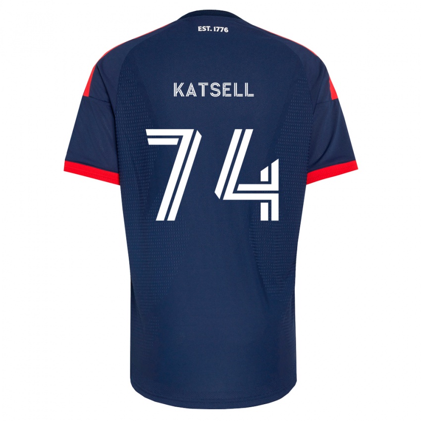 גברים Levi Katsell #74 כחול מלכותי אדום לבן ג'רזי ביתית 2026/27 חולצה קצרה