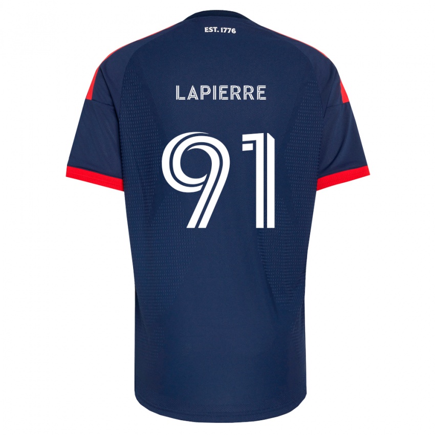גברים Zach Lapierre #91 כחול מלכותי אדום לבן ג'רזי ביתית 2026/27 חולצה קצרה