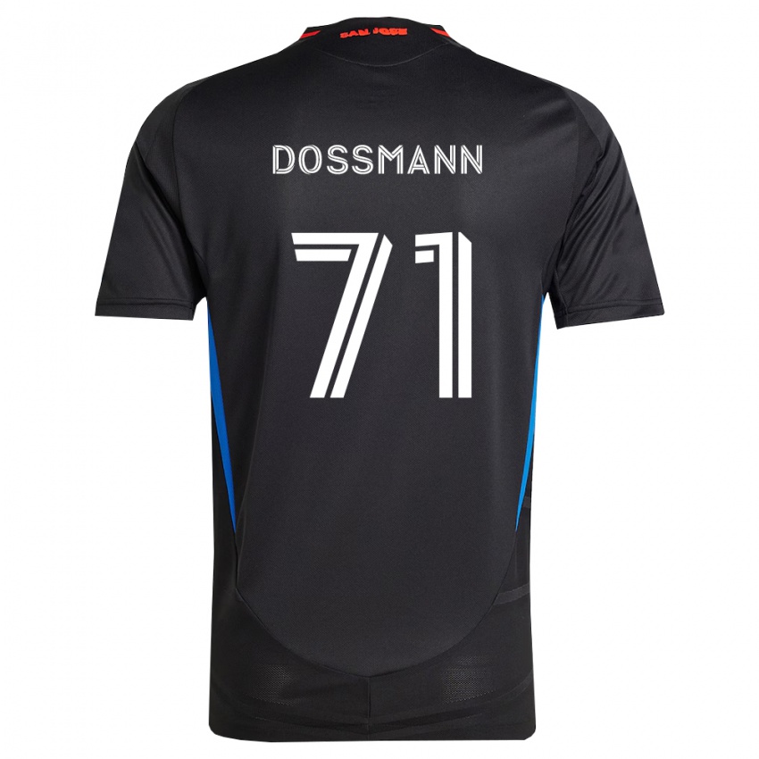 גברים Niklas Dossmann #71 כחול לבן שחור ג'רזי ביתית 2026/27 חולצה קצרה