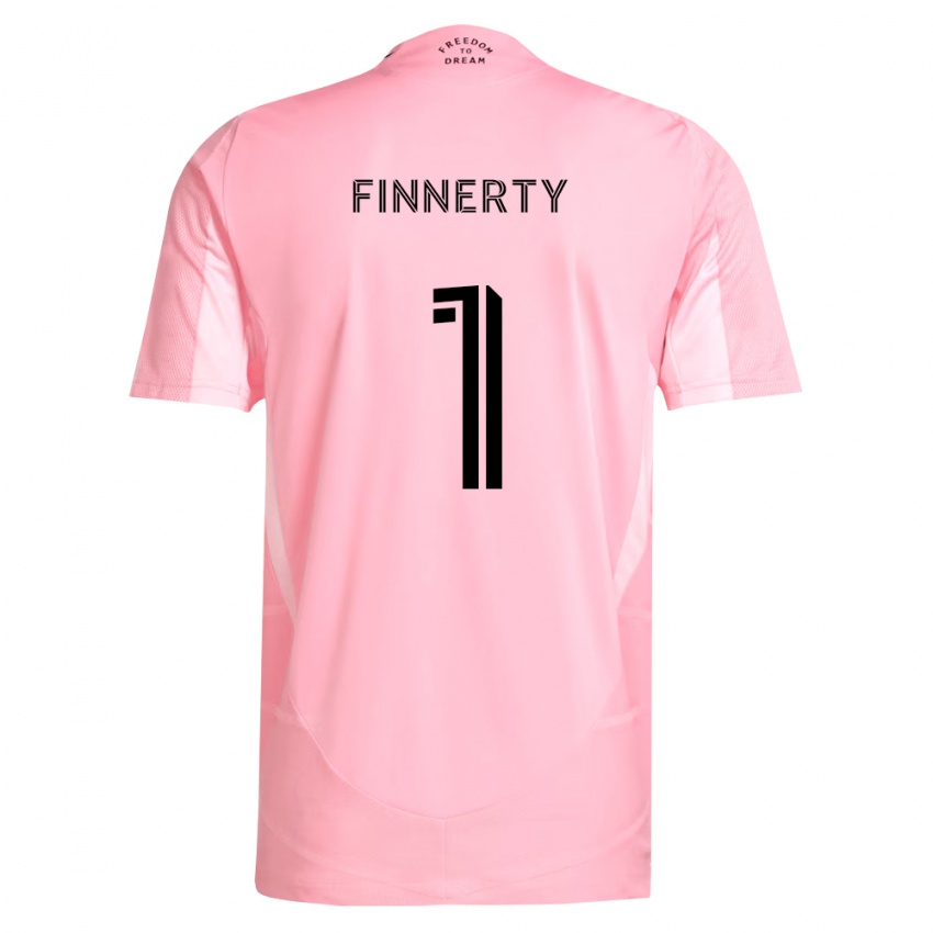 גברים Owen Finnerty #1 ורוד שחור ג'רזי ביתית 2026/27 חולצה קצרה